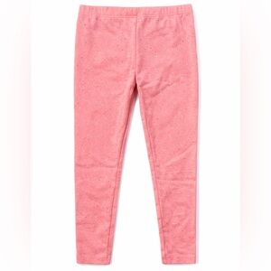 Epic Threads Glittery Peach Leggings- girls size small, nwt